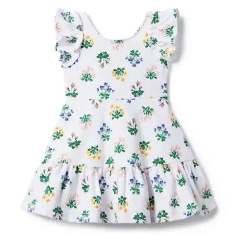 Janie and Jack Floral Ponte Dress
